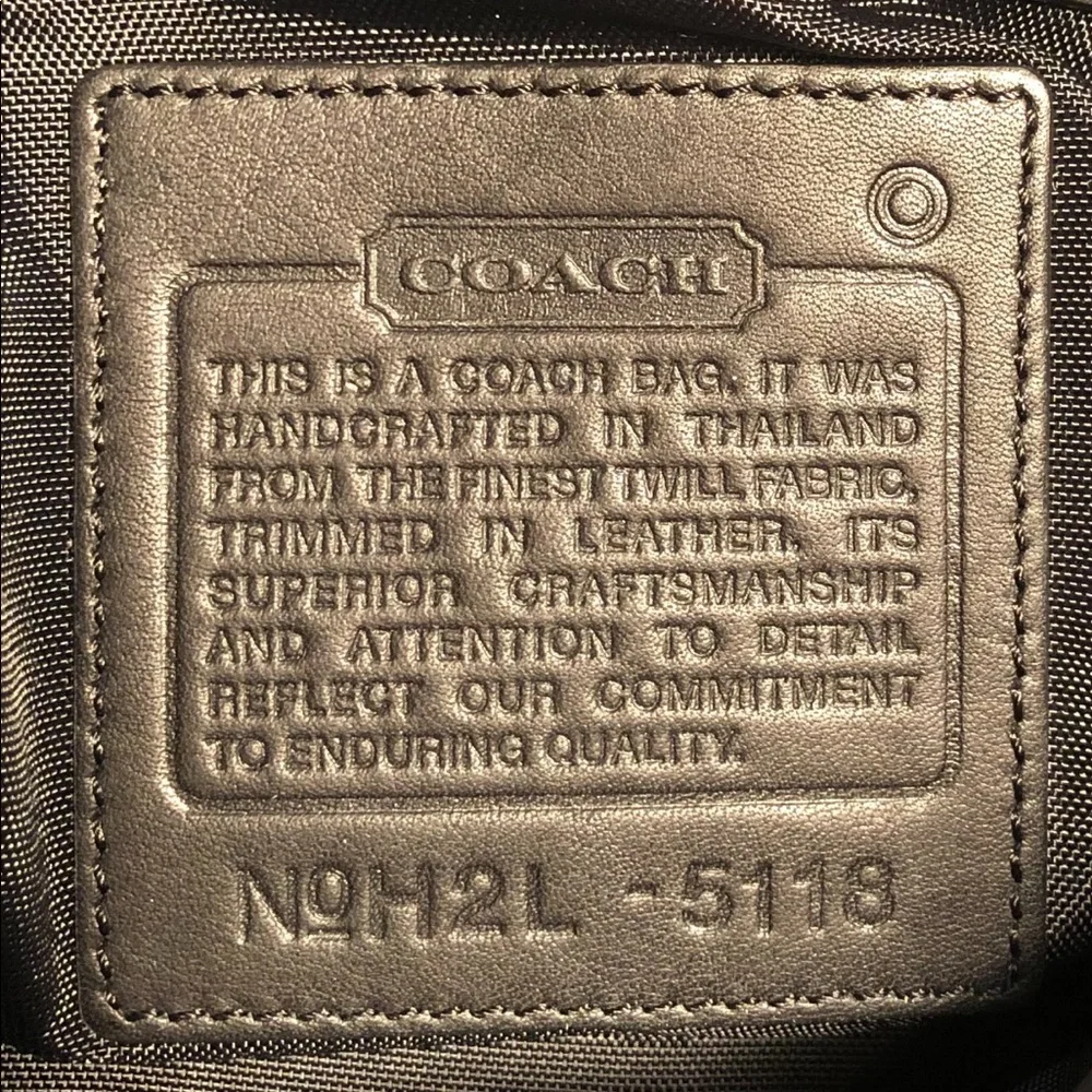 COPY - Coach 5118 Messenger Laptop Bag Black